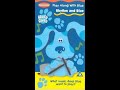 Original VHS Opening And Closing To Blue S Clues Rhyhem And Blue UK VHS Tape