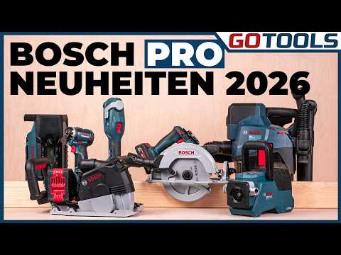 Bosch Innovations 2026: These cordless tools have never existed before!