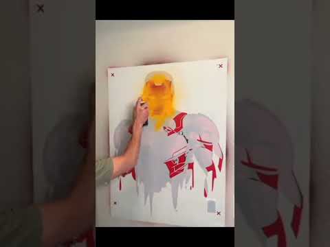 #ironman #marvel #painting #artist#beautiful hashtag