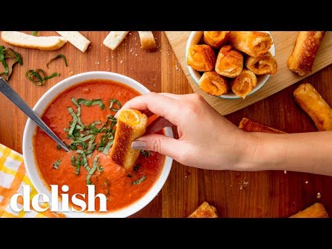 Grilled Cheese Dippers | Delish