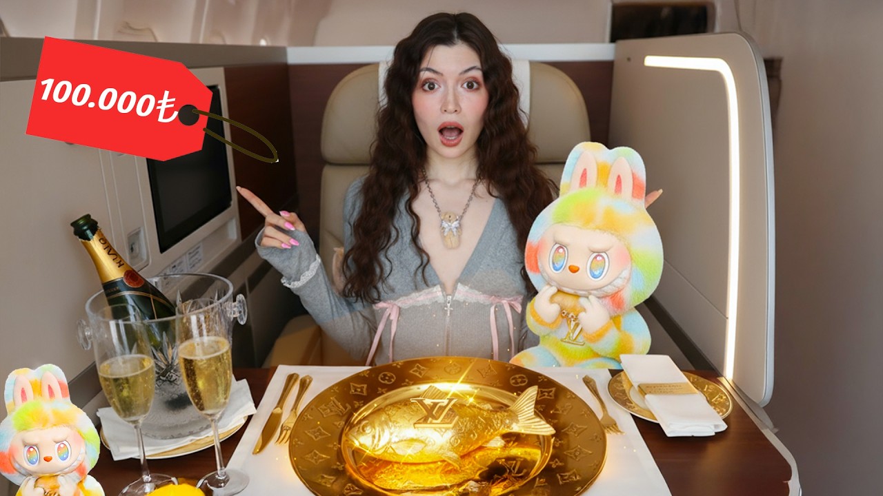 100.000 TL’lik UÇAK BİLETİ İle INFLUENCER SEYAHATİ! (tahmin edin kimle buluştum??)