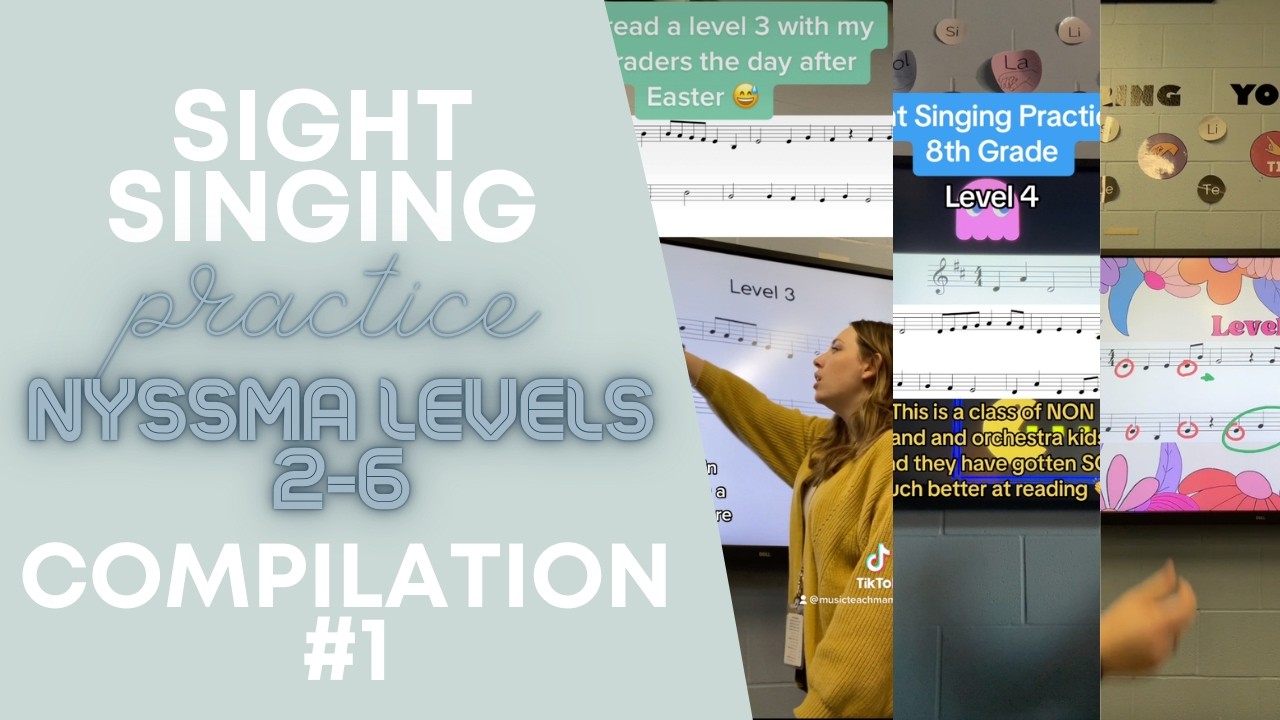 Sight Singing Practice | NYSSMA Levels 2–6 (Beginner to Advanced)