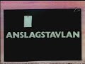 Anslagstavlan SVT 2000 11 29