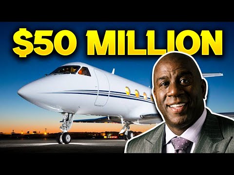 Inside Magic Johnson's INSANE 'Gulfstream G-III' Private Jet!
