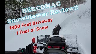 BERCO BERCOMAC 48 Snowblower Review ❄️ Arctic Cat TBX  #berco  #snowblower #arcticcat #review