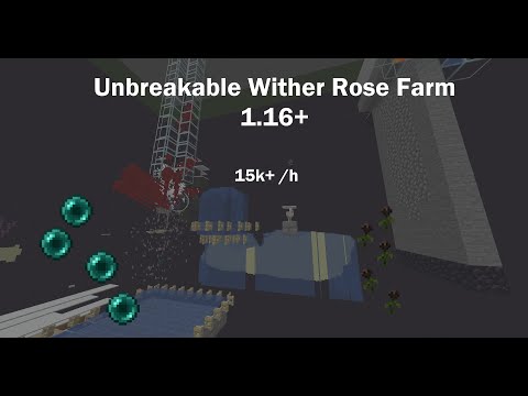 Unbreakable Wither Rose Farm 1.16+