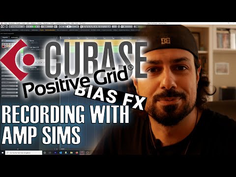 Recording guitars with amp sims in CUBASE
