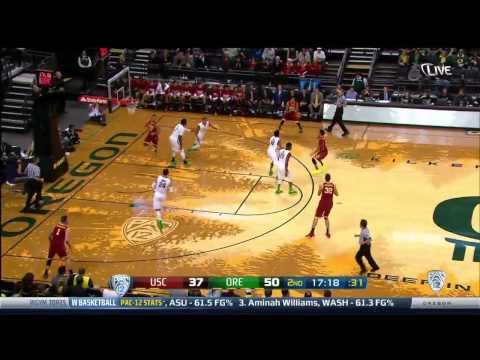 Men's Basketball: USC 67 , Oregon 75 - Highlights (1/22/15)