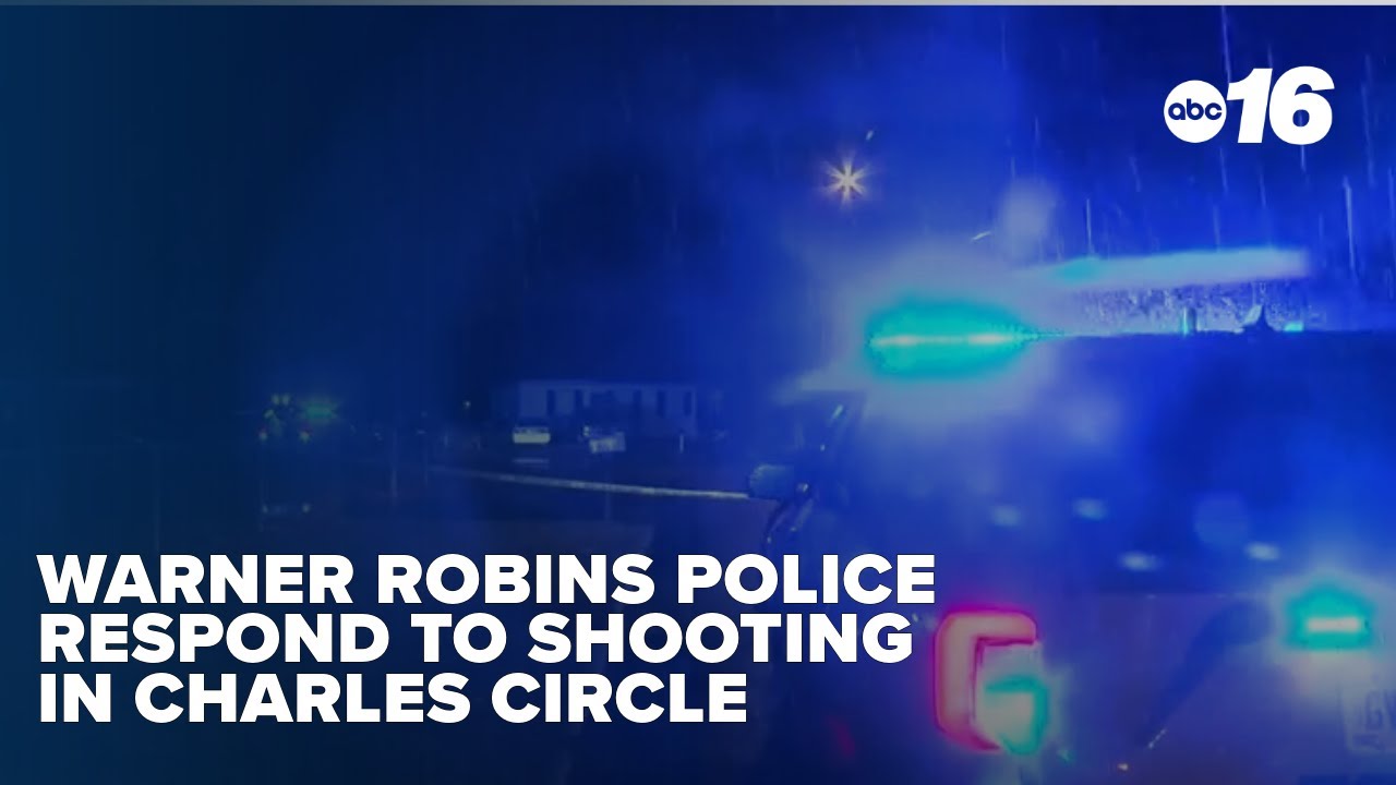 Crime scene tape surrounds Warner Robins street amid ongoing shooting investigation