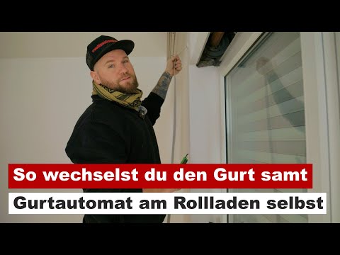 Replacing roller shutter straps yourself – step-by-step instructions from a professional