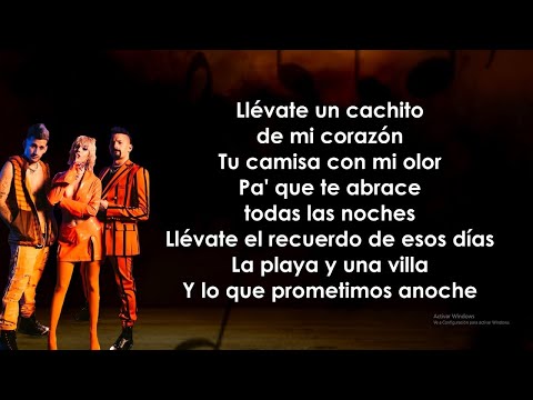 Danna Paola, Mau y Ricky - Cachito (Letra/Lyrics)