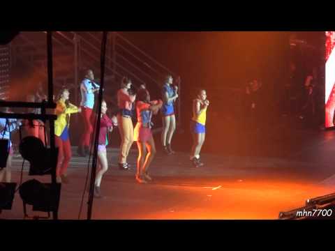[HD fancam] 120208 Dance Cover Medley - (Step+Breathe+사랑은 MOVE)+T-ara - Roly Poly @ Music Bank Paris