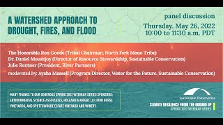 A Watershed Approach to Fire, Flood and Drought