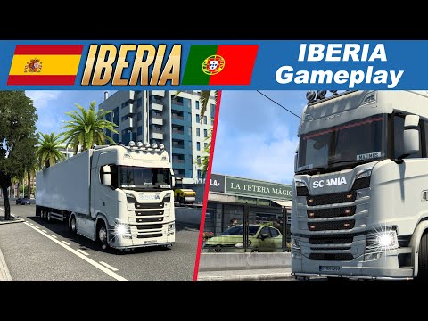 ETS2 IBERIA Gameplay - First Look Iberia DLC 🔴 LIVE I EURO TRUCK SIMULATOR