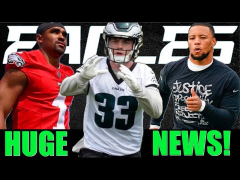 First LOOK at Jalen Hurts and Saquon Barkley 👀 Cooper DeJean Playing OUTSIDE CB per Report + MORE!!