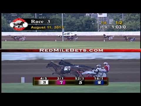 Red Mile Racetrack Race 3 08-11-13
