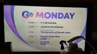 GTV Monday Schedule (January 29, 2024)