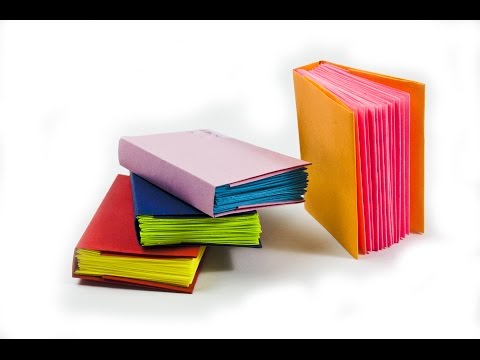 How to make a mini modular origami book -|- DIY Paper Book | Mini DIARY Video