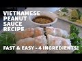 How to make Vietnamese Peanut Sauce for Spring Rolls – Goi Cuon Bo Bia Hoisin Dipping Sauce Recipe