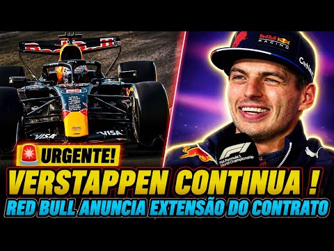 🚨 VERSTAPPEN CONTINUA NA RED BULL ATE 2030! ANUNCIO DA EXTENSÃO DO CONTRATO | FORMULA 1