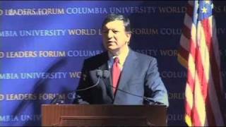 President of the European Commission, José Manuel Barroso at World Leaders Forum