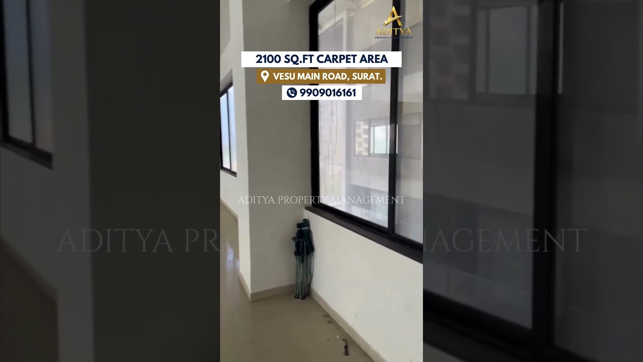 Bare Shell Office Space For Rent In Vesu, Surat. in Vesu, Surat — photo 1 of 8