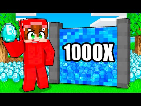 Encontramos un MULTIPLICADOR de DIAMANTES en Minecraft!