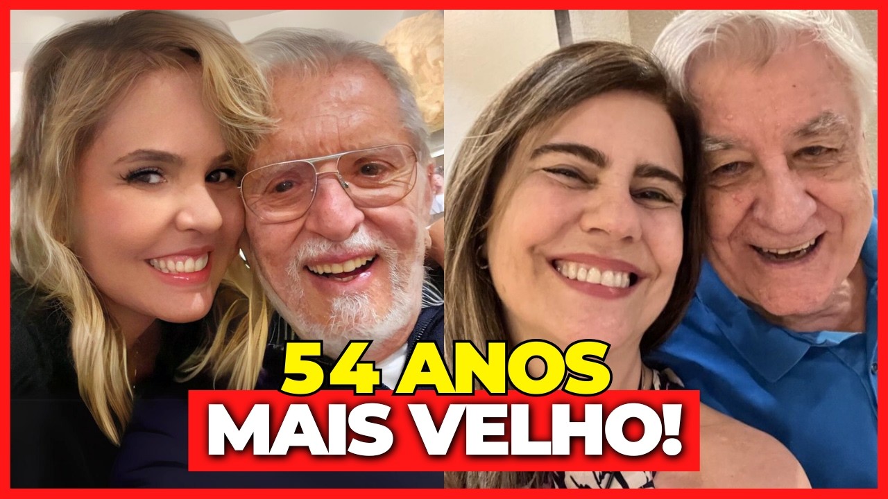 35 CASAIS FAMOSOS COM DIFERENÇA DE IDADE INACREDITÁVEIS! 😱