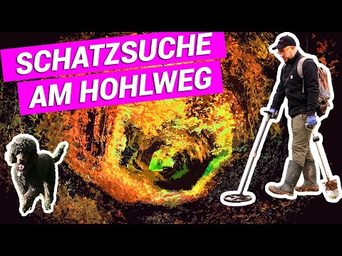 SONDELN auf dem Acker am Hohlweg - Metalldetektor Suche mit Hund und tollen antiken Funden Münzen