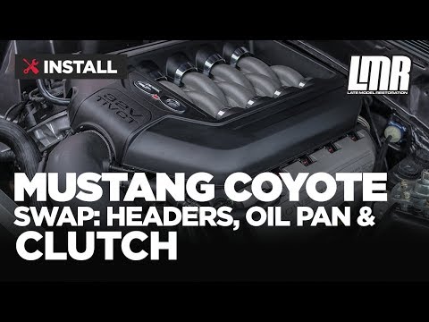 Mustang Coyote Swap - BBK Headers, Moroso Oil Pan & Clutch Install