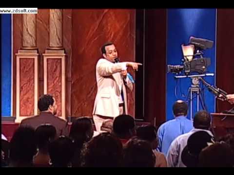 Bishop Sinegal prophesies to a man in St. Louis