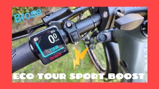 E-Bike Fischer Terra T100 mit Brose Display Unterstützungsstufen wie seit ihr unterwegs 👋