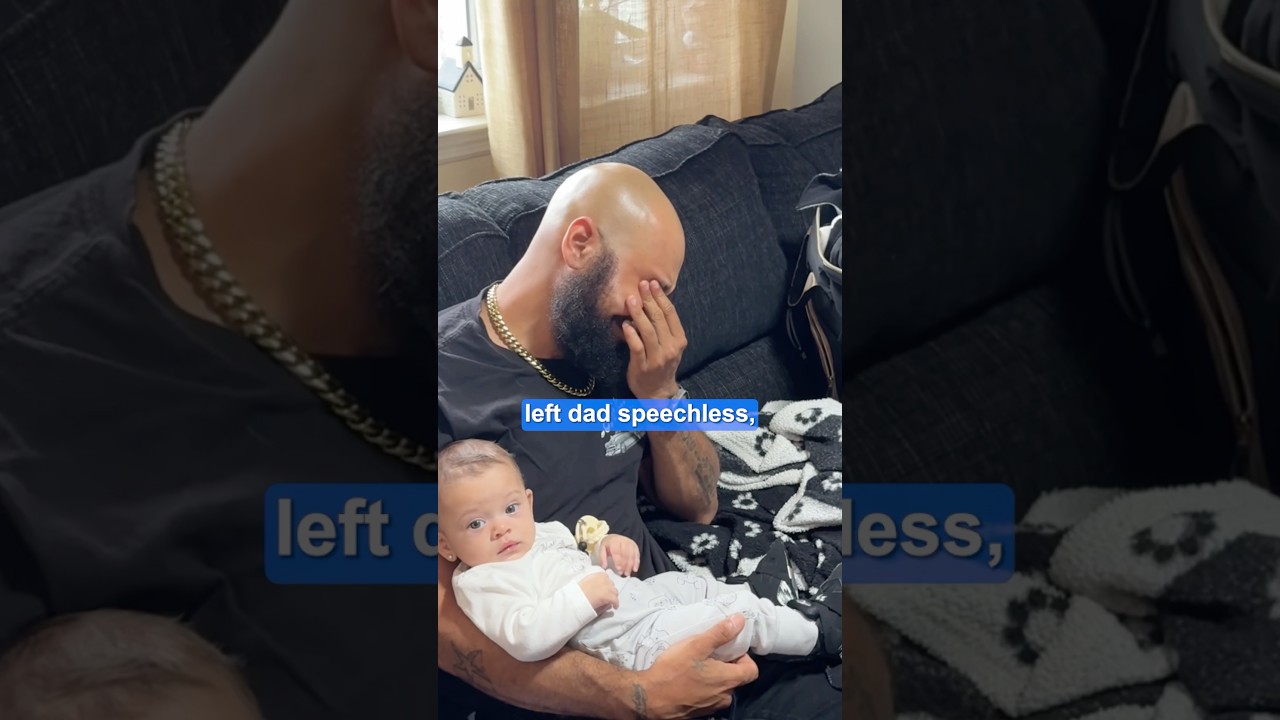 Daughter leaves dad speechless with powerful surprise 🥹