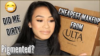 I BOUGHT ALL OF THE CHEAPEST MAKEUP FROM ULTA | Full Face First Impressions