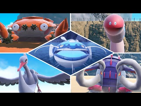 Pokemon Scarlet & Violet - All Titan Boss Battles!