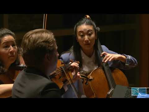 The Aeolus Quartet performs at the Shalin Liu Performance Center