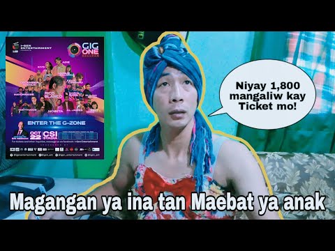 Initdan to ak Nanay ko  ya isaliw koy ticket .1,800