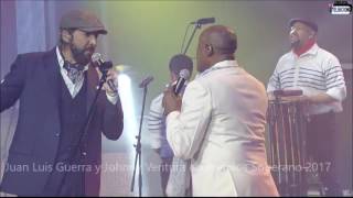 Juan Luis Guerra y Johnny Ventura en Premios Soberano 2017