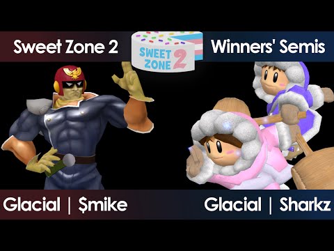 Sweet Zone 2 WS - Glacial | $mike (Captain Falcon) vs Glacial | Sharkz (Ice Climbers)