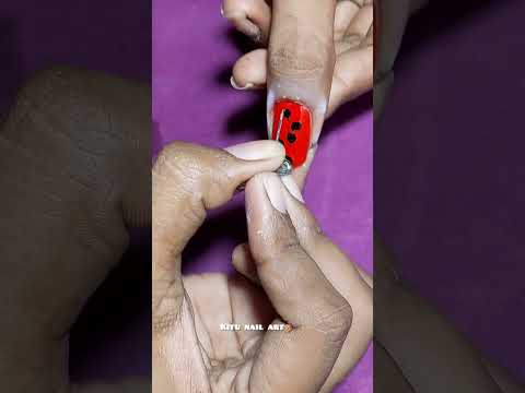 flower nail art🌺💅🏽 #nailart #shorts