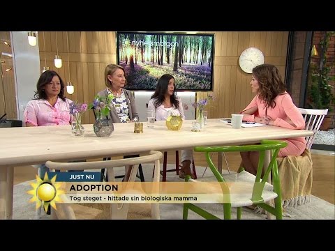 Carolina tog steget - hittade sin biologiska mamma- Nyhetsmorgon (TV4)