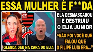 ESSE MULHER MERECE UMA ESTÁTUA NO FLAMENGO! ELA DESMASCAROU E DESTRUIU O ELIA JUNIOR! FLAMENGO ENEA!