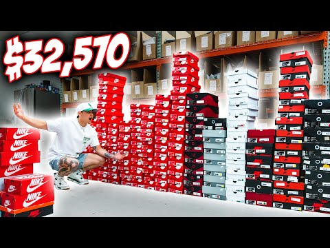 HE SPENT $32,000 AT OUR SNEAKER STORE!