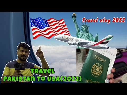 Lahore se New York Tak ka Safar || Pakistan to USA Travel Vlog 2022