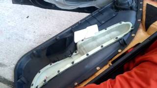 96-00 Honda Civic Door panel handle lock removal
