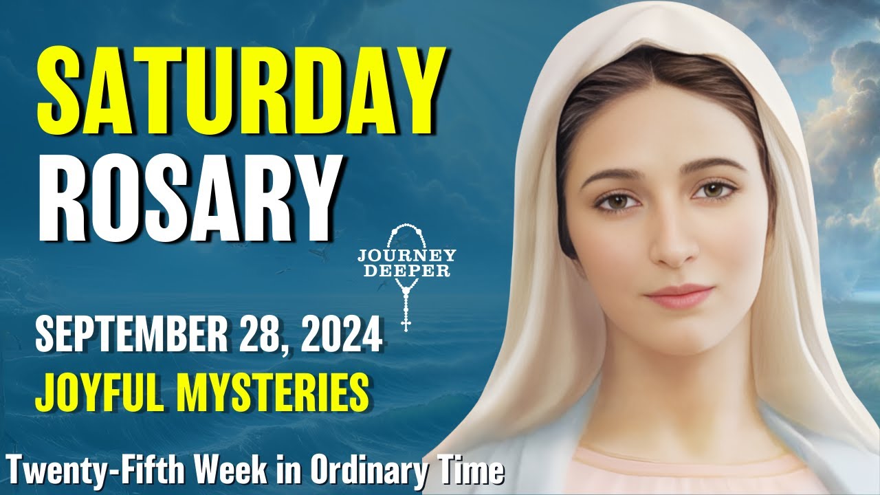 Saturday Rosary 💙 Joyful Mysteries of the Rosary 💙 September 28, 2024 VIRTUAL ROSARY