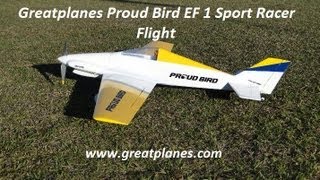 GreatPlanes Proud Bird EF 1 Sport Racer Flight