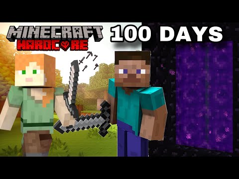 Insane Challenge: 100 Days in Hardcore Minecraft!