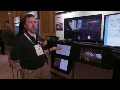 CES2018 Car Simulator + AGL, LG Sillicon Valley Lab. Intel Promo