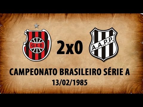 G.E.Brasil 2x0 Ponte Preta - Campeonato Brasileiro 1985